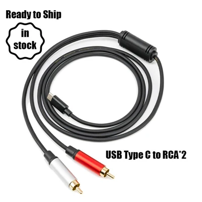 Kábel USB C na 2 RCA