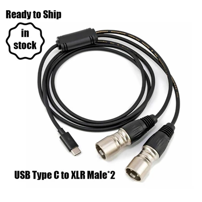 Kábel USB C na XLR